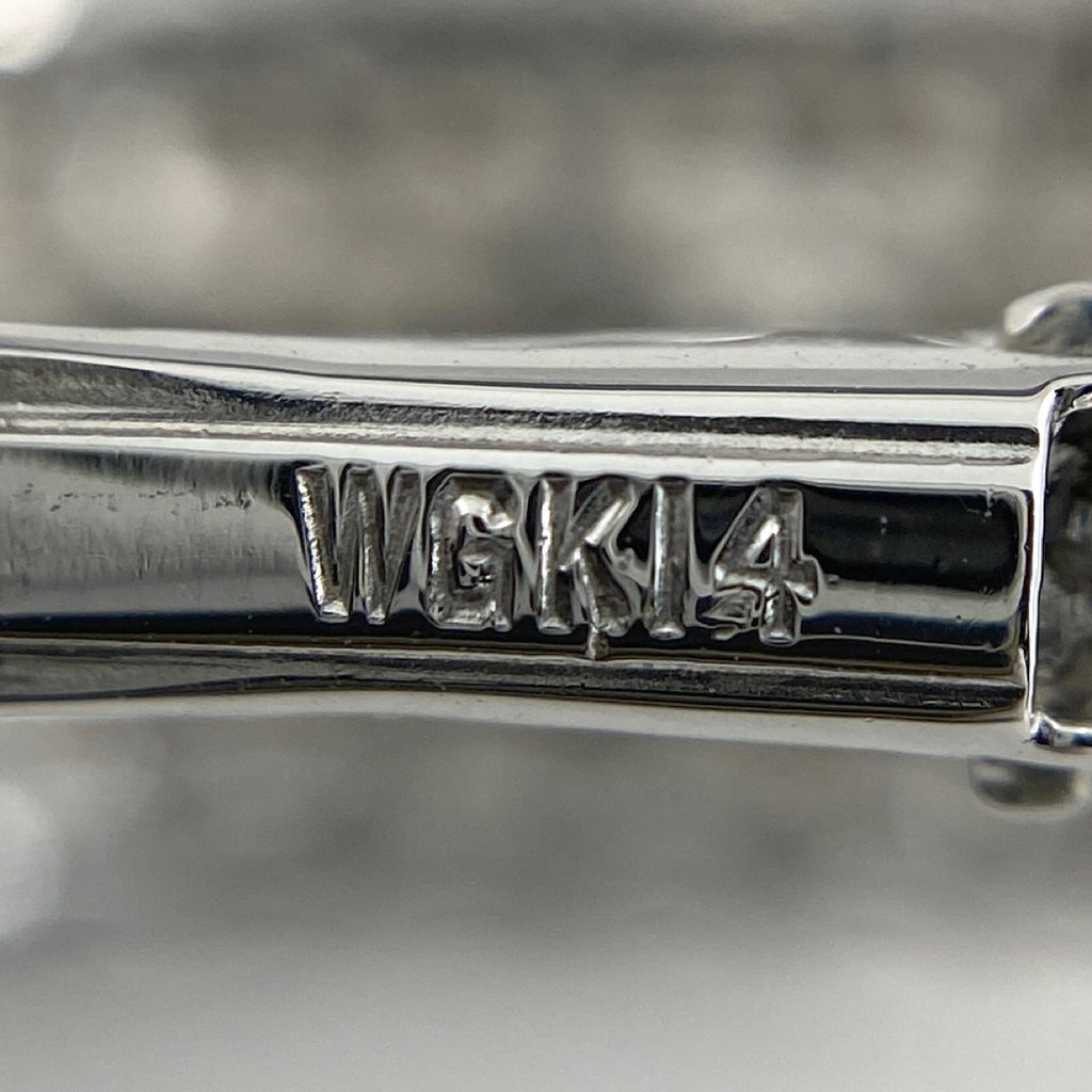 メレダイヤ デザインイヤリング WG ホワイトゴールド YG イエローゴールド プラチナ K18 ダイヤモンド イヤリング K14 WG Pt900  レディース 【中古】, ラッピング可