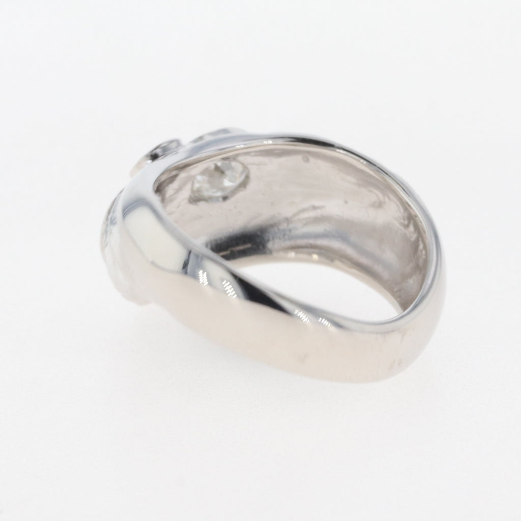 メレダイヤ デザインリング プラチナ 指輪 リング 11.5号 Pt850 ダイヤモンド レディース 【中古】 
 ラッピング可