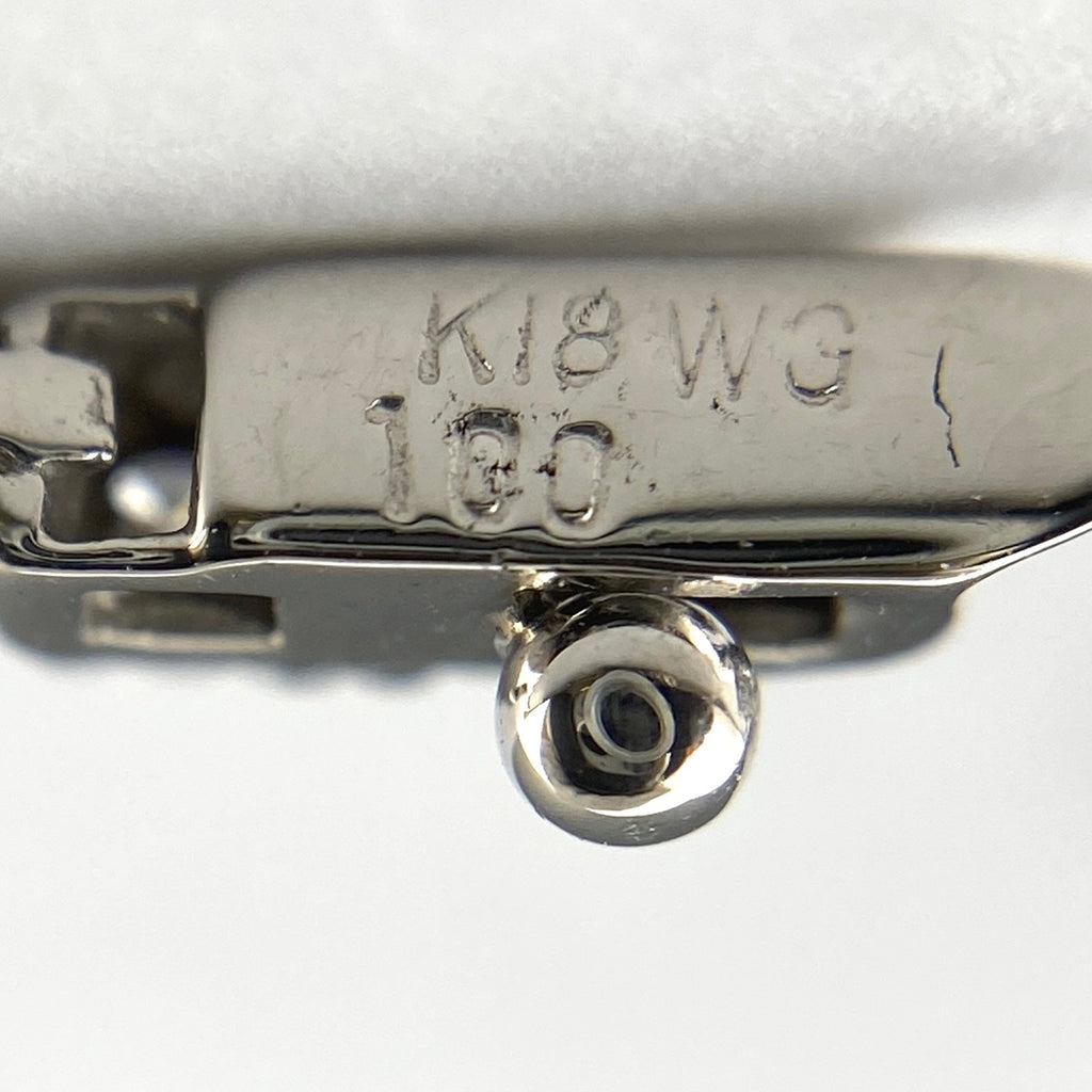 メレダイヤ デザインブレスレット WG ホワイトゴールド 腕輪 ブレスレット K18 WG ダイヤモンド レディース 【中古】 
 ラッピング可