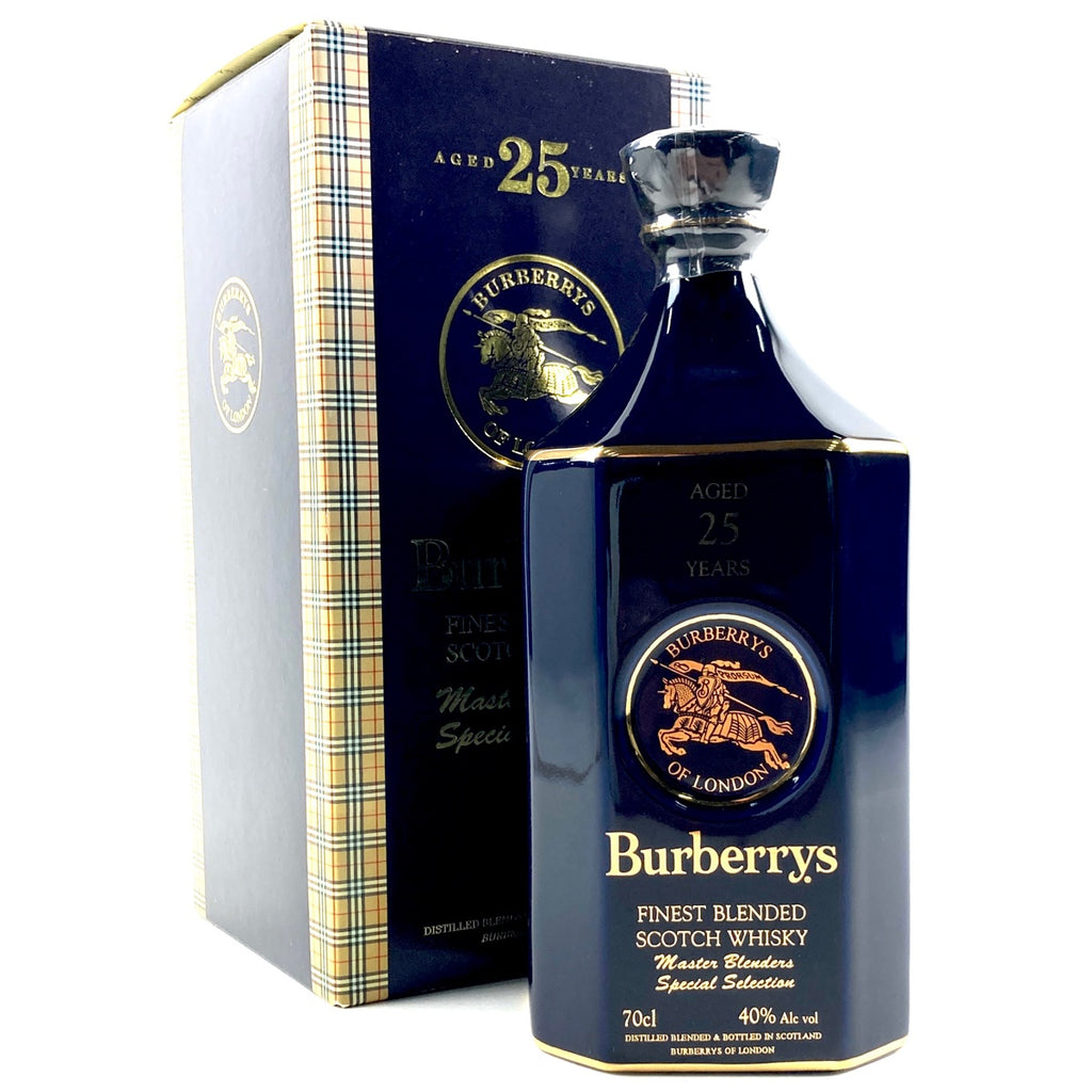 バーバリー Burberry 25年 陶器ボトル 700ml スコッチウイスキー ブレンデッド 【古酒】