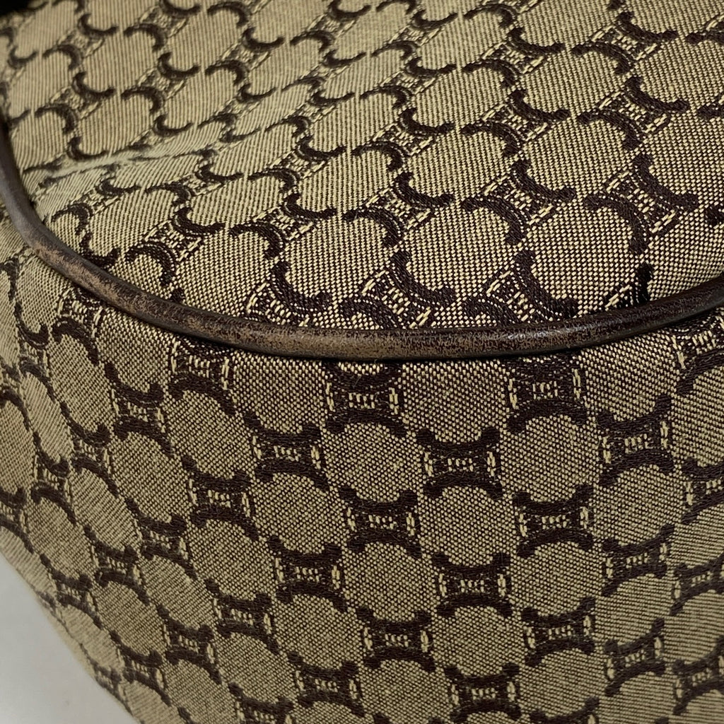 セリーヌ マカダム柄 ショルダーバッグ ワンショルダー ショルダーバッグ キャンバス ブラウン レディース 【中古】brbag