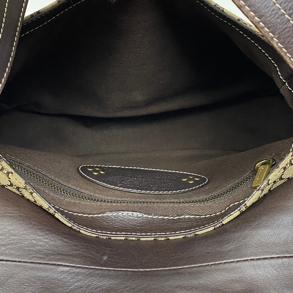 セリーヌ マカダム柄 ショルダーバッグ ワンショルダー ショルダーバッグ キャンバス ブラウン レディース 【中古】brbag