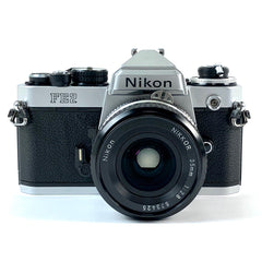 ニコン Nikon FE2 + Ai-S NIKKOR 35mm F2.8 フィルム マニュアルフォーカス 一眼レフカメラ 【中古】