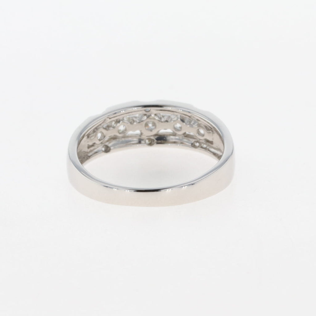 Pt900 ダイヤモンド 2.00ct プラチナ メレ ダイヤ リング 指輪プラチナリング