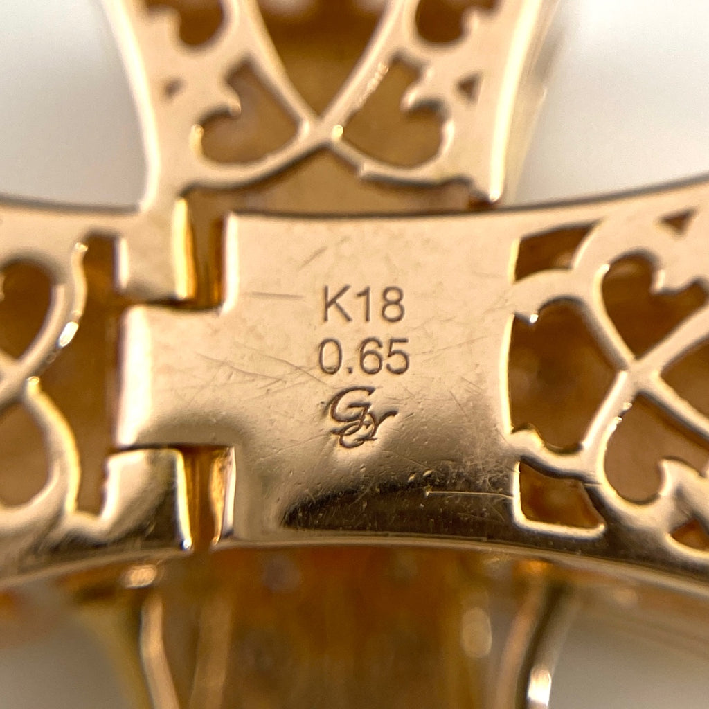 ゆきざき ノンブル クロス PG K18 ペンダントトップ レディース 中古 brjwl