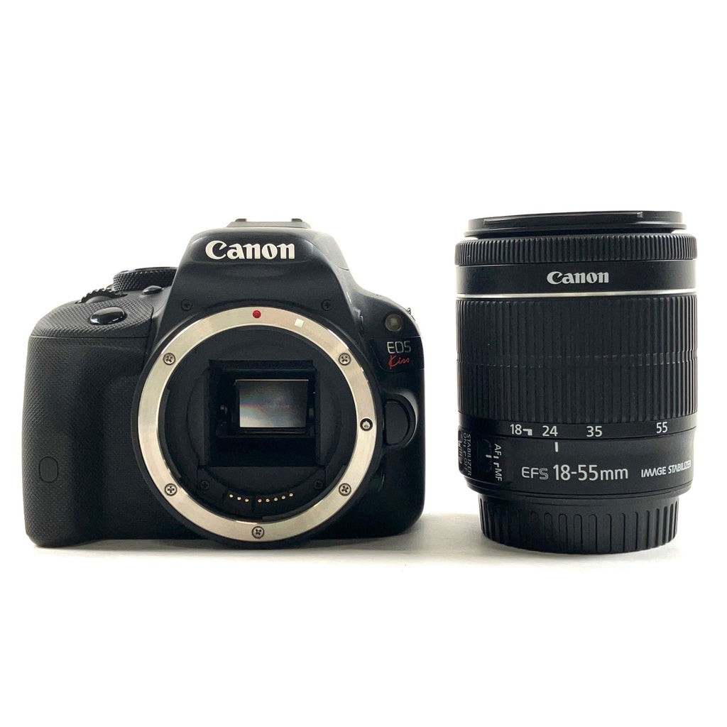 キヤノン Canon EOS Kiss X7 EF-S 18-55 IS STM レンズキット デジタル 一眼レフカメラ 【中古】
