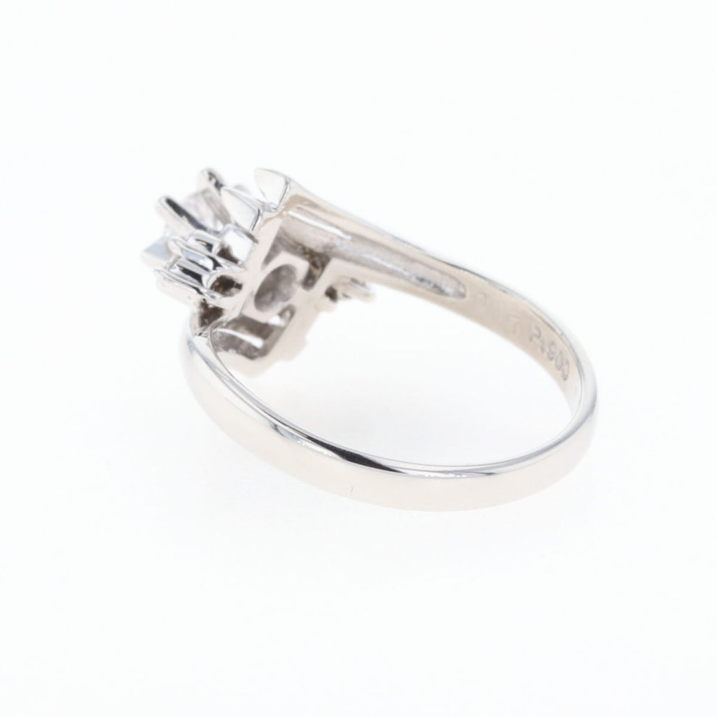 PT900 ダイヤモンド リング プラチナ 11号 0.15CT 0.09CT レディース 中古 nbjwl