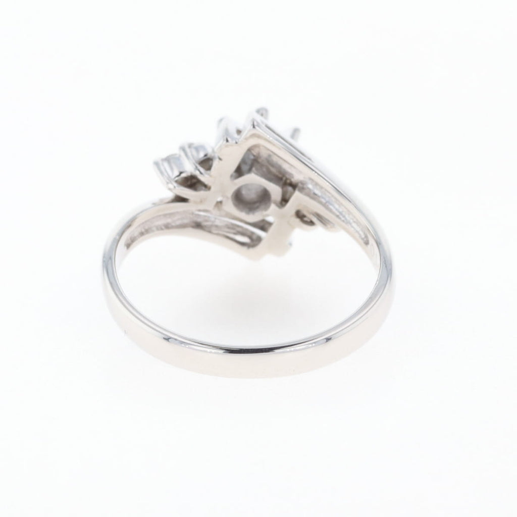 PT900 ダイヤモンド リング プラチナ 11号 0.15CT 0.09CT レディース 中古 nbjwl