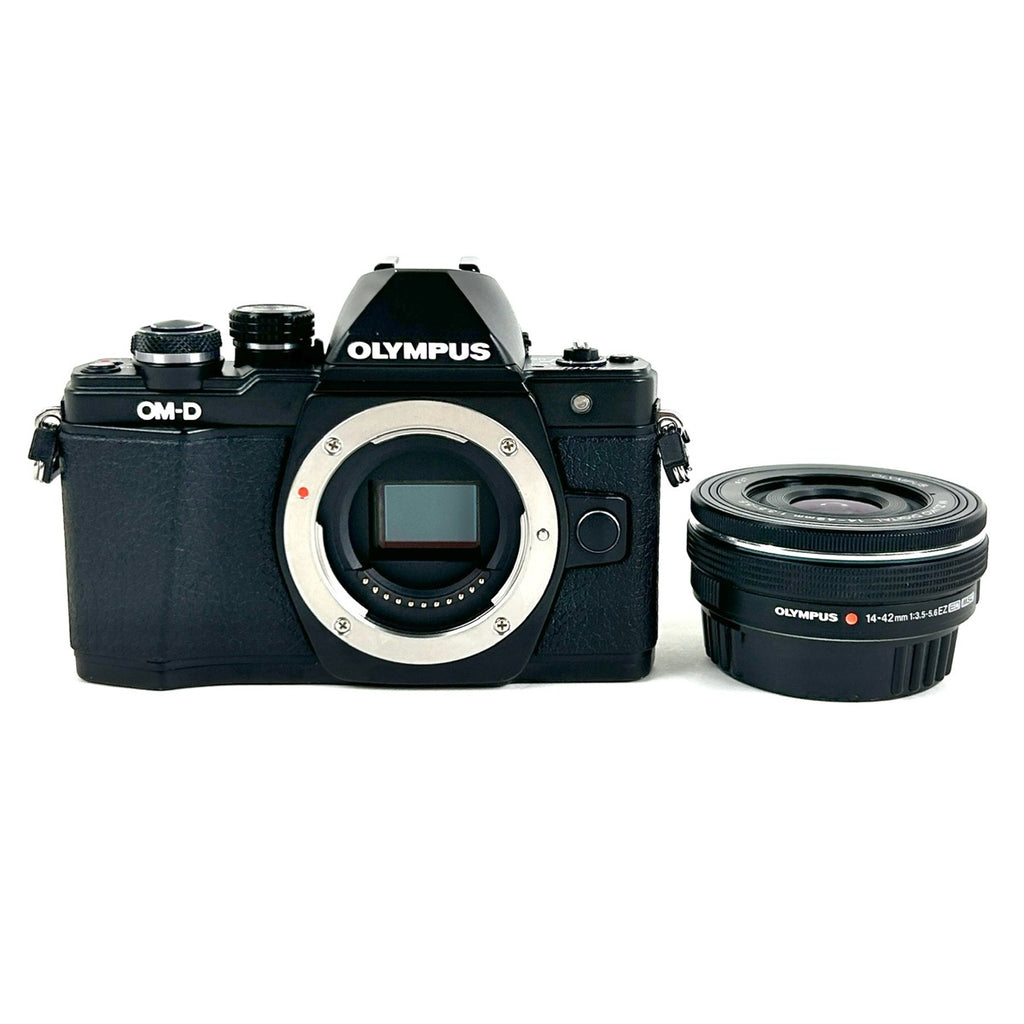 オリンパス OLYMPUS OM-D E-M10 Mark II 14-42mm EZレンズキット ブラック ［ジャンク品］ デジタル ミラーレス  一眼カメラ 【中古】