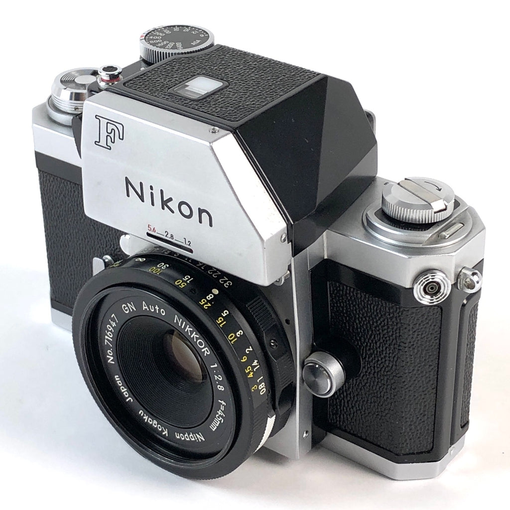 ニコン Nikon F フォトミック シルバー + GN Auto NIKKOR 45mm F2.8 ［ジャンク品］ フィルム マニュアルフォーカス 一眼レフカメラ 【中古】