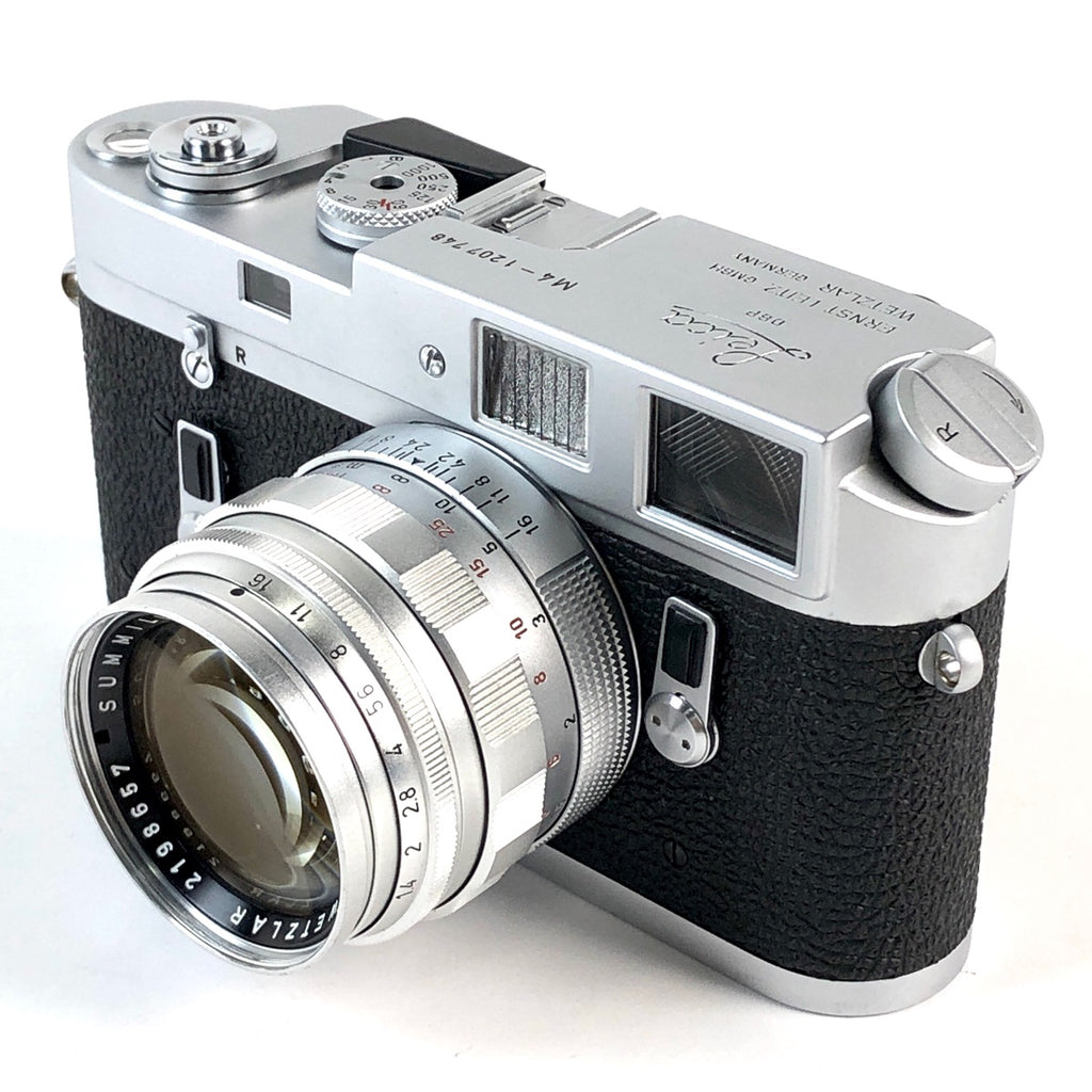 ライカ LEICA M4 シルバー ＋ SUMMILUX 50mm F1.4 ズミルックス 第1世代 Mマウント フィルム レンジファインダーカメラ 【中古】