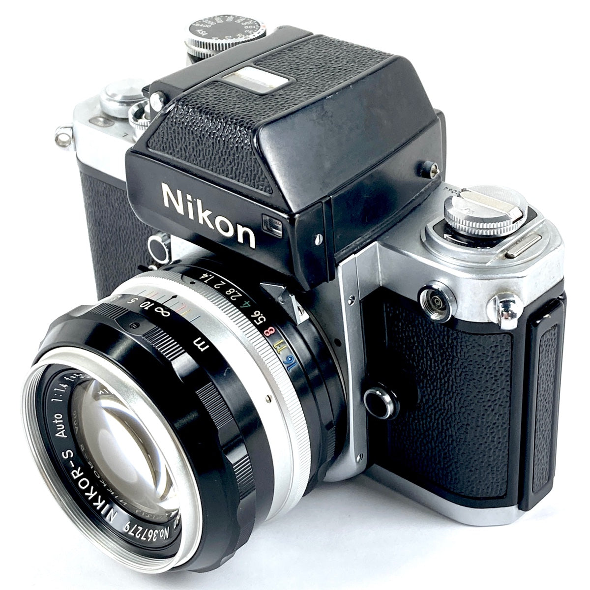 ニコン Nikon F2 フォトミック シルバー + NIKKOR-S Auto 50mm F1.4 非Ai［ジャンク品］ フィルム  マニュアルフォーカス 一眼レフカメラ 【中古】