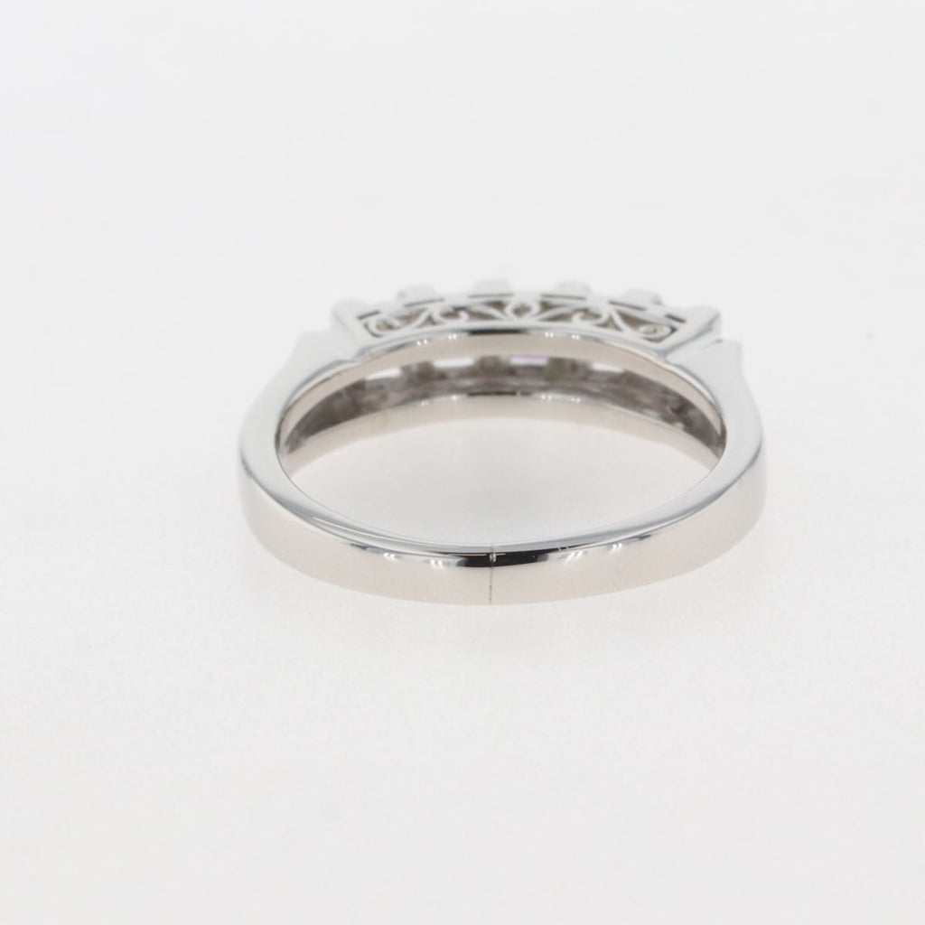 メレダイヤ デザインリング プラチナ 指輪 リング 7.5号 Pt950 ダイヤモンド レディース 【中古】 
 ラッピング可