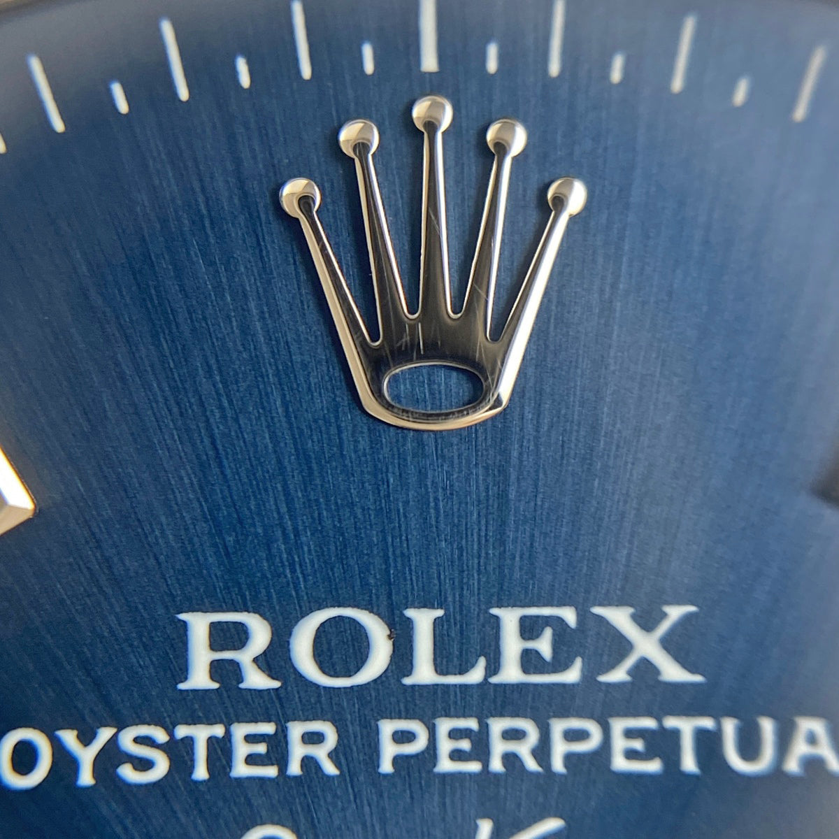 バイセル公式】ロレックス エアキング プレシジョン 14000 腕時計 SS 自動巻き ブルー ボーイズ 【中古】 ラッピング可 - バイセルブランシェ