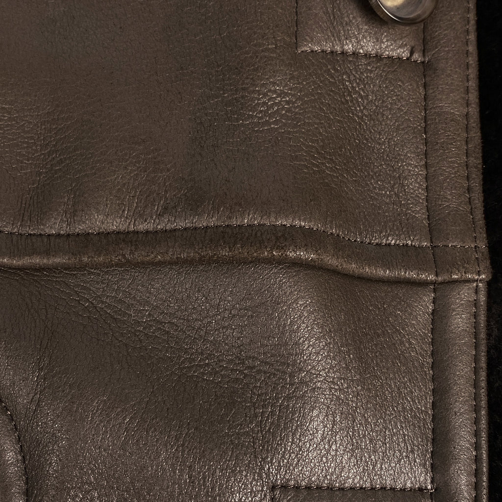 クリスチャンディオール ムートンコート ジャケット テーラード コート その他コート 羊革 ブラウン メンズ 【中古】brapp