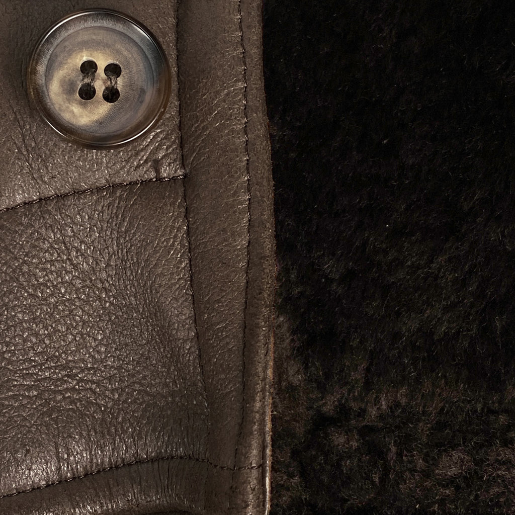 クリスチャンディオール ムートンコート ジャケット テーラード コート その他コート 羊革 ブラウン メンズ 【中古】brapp