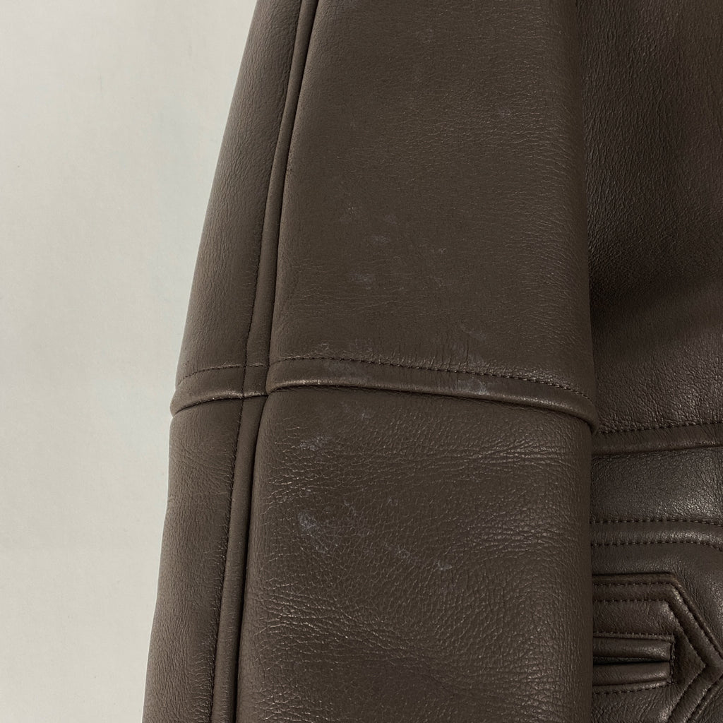 クリスチャンディオール ムートンコート ジャケット テーラード コート その他コート 羊革 ブラウン メンズ 【中古】brapp