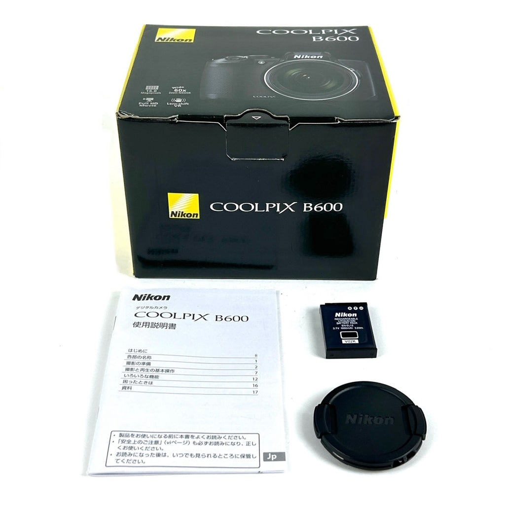 ニコン Nikon COOLPIX B600 ブラック コンパクトデジタルカメラ 【中古】