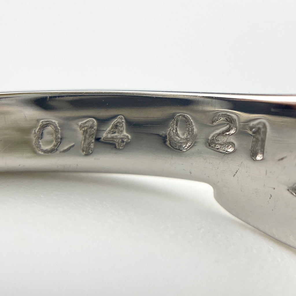 ダイヤモンド デザインリング プラチナ 指輪 メレダイヤ リング 7号 Pt900 ダイヤモンド レディース 【中古】nbjwl