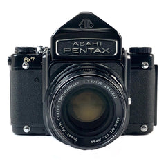 ペンタックス PENTAX 6x7 アイレベル + TAKUMAR 105mm F2.4 67 バケペン ［ジャンク品］ 中判カメラ 【中古】