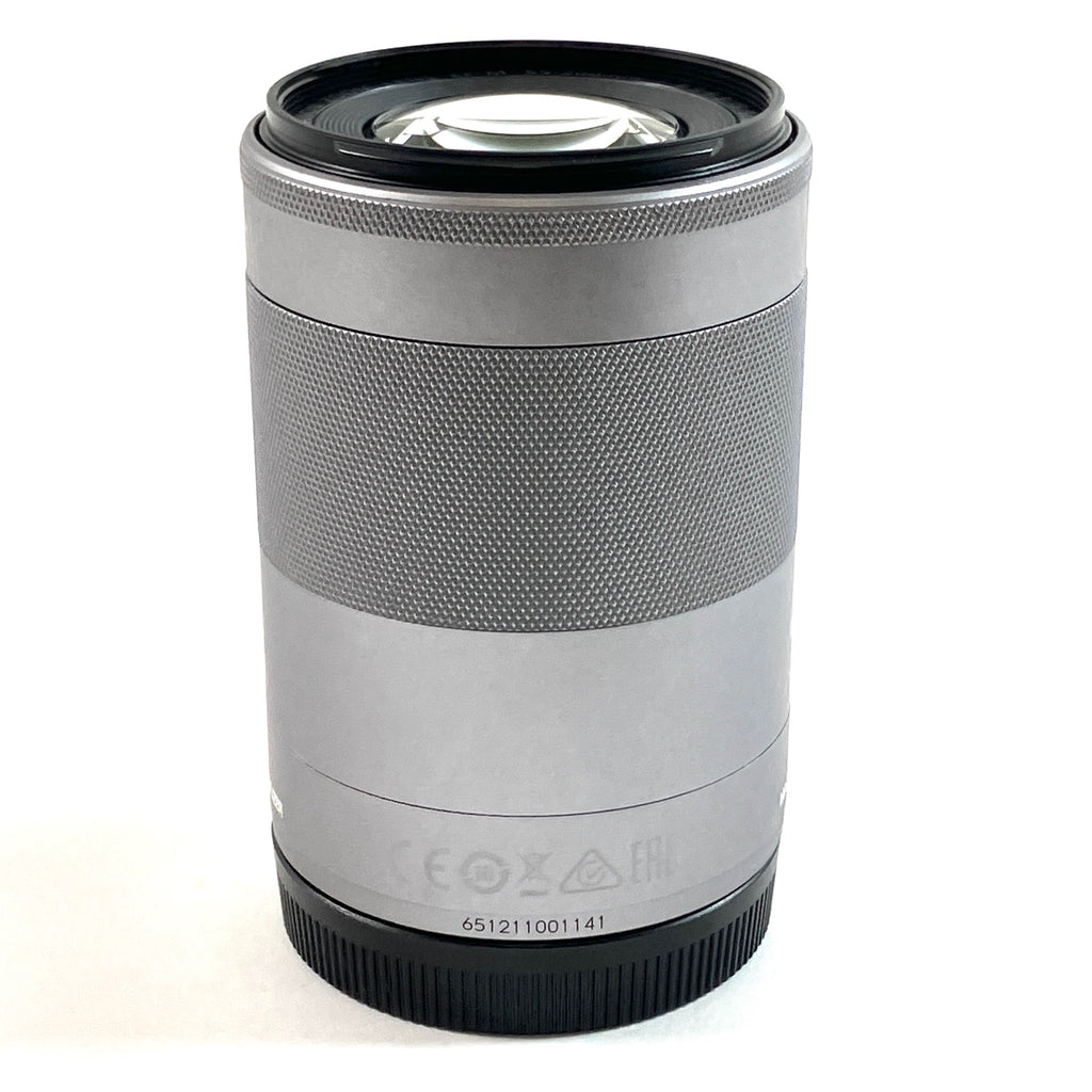 キヤノン Canon EF-M 55-200mm F4.5-6.3 IS STM シルバー 一眼カメラ用レンズ（オートフォーカス） 【中古】