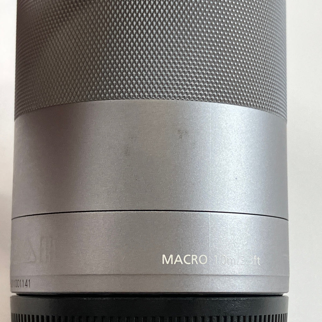 キヤノン Canon EF-M 55-200mm F4.5-6.3 IS STM シルバー 一眼カメラ用レンズ（オートフォーカス） 【中古】