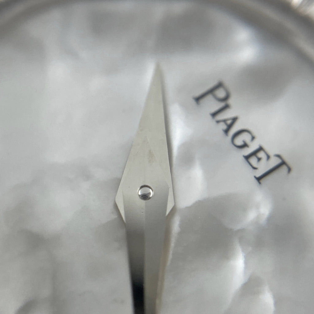 ピアジェ ダイヤベゼル シェル 8286 腕時計 WG ダイヤモンド レザー クォーツ レディース 【中古】 
 ラッピング可