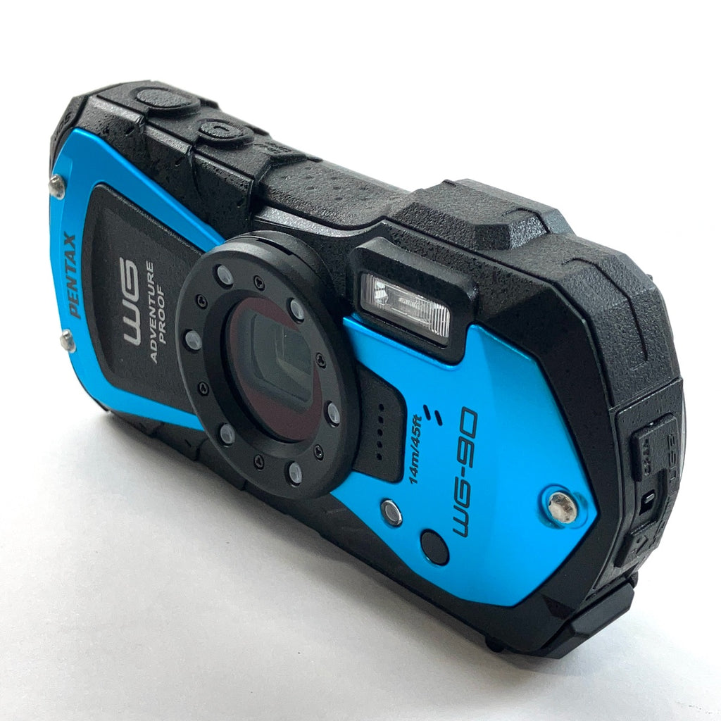 ペンタックス PENTAX WG-90 ブルー コンパクトデジタルカメラ 【中古】