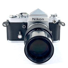 ニコン Nikon F2 アイレベル ＋NIKKOR 200mm F4 フィルム マニュアルフォーカス 一眼レフカメラ 【中古】