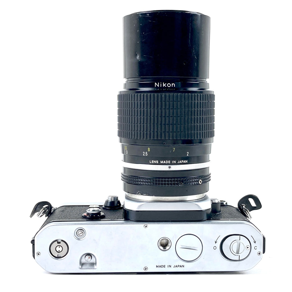 ニコン Nikon F2 アイレベル ＋NIKKOR 200mm F4 フィルム マニュアルフォーカス 一眼レフカメラ 【中古】