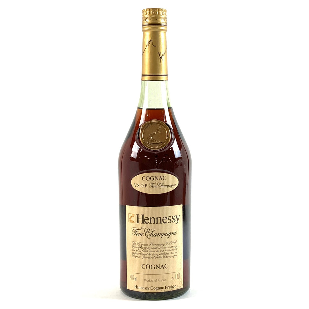 ヘネシー Hennessy VSOP スリムボトル グリーンボトル 1000ml ブランデー コニャック 【古酒】