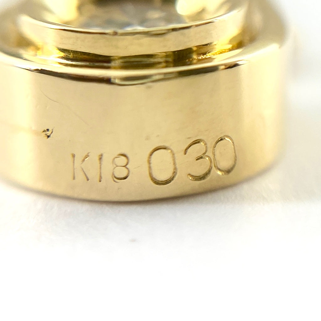 ダイヤモンド デザインネックレス YG イエローゴールド ペンダント ネックレス K18 750 ダイヤモンド レディース 【中古】 
 ラッピング可