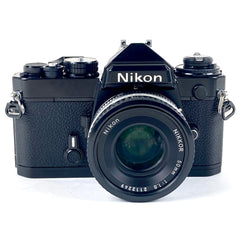 ニコン Nikon FE + Ai-S NIKKOR 50mm F1.8［ジャンク品］ フィルム マニュアルフォーカス 一眼レフカメラ 【中古】