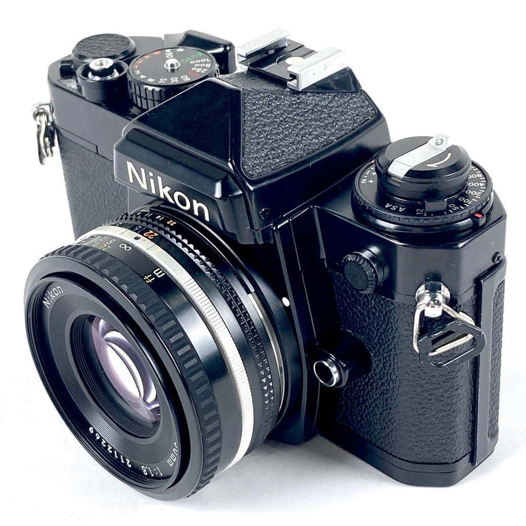 ニコン Nikon FE + Ai-S NIKKOR 50mm F1.8［ジャンク品］ フィルム マニュアルフォーカス 一眼レフカメラ 【中古】