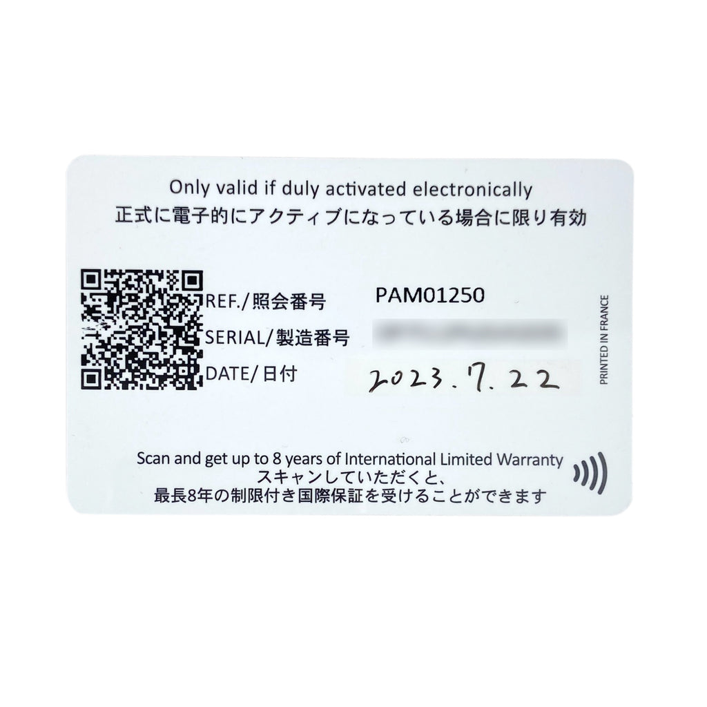 オフィチーネパネライ ルミノール ドゥエ PAM01250 腕時計 SS レザー 自動巻き グレー メンズ 【中古】 
 ラッピング可