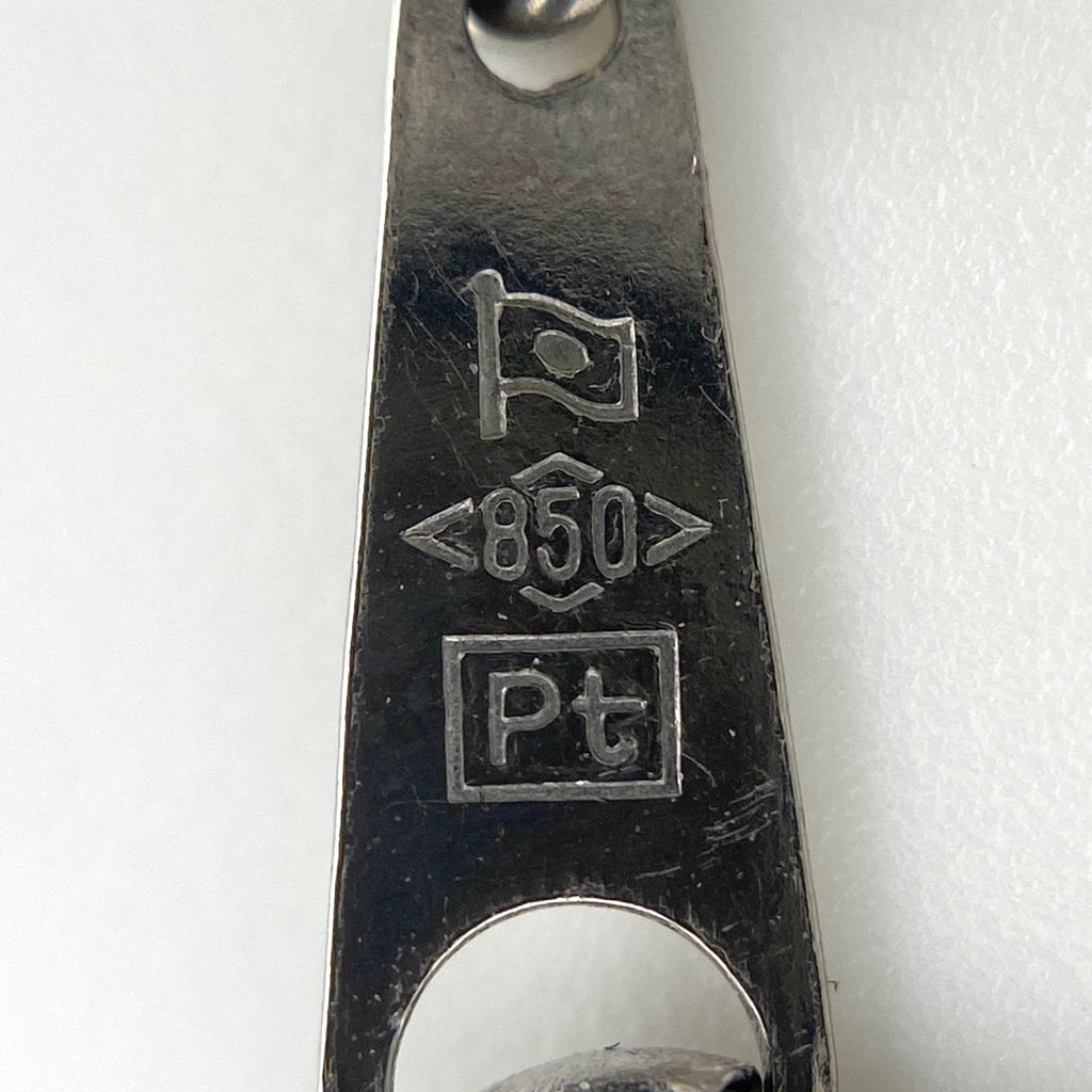 サファイア デザインネックレス プラチナ ペンダント メレダイヤ ダイヤモンド ネックレス Pt900 Pt850 サファイア レディース 【中古】 
 ラッピング可