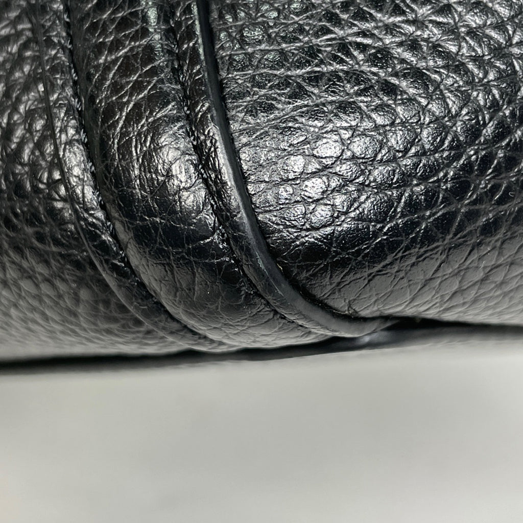 コーチ クリスティ ショルダーバッグ ハンドバッグ ロゴ ショルダーバッグ レザー ブラック C6231 レディース 【中古】brbag