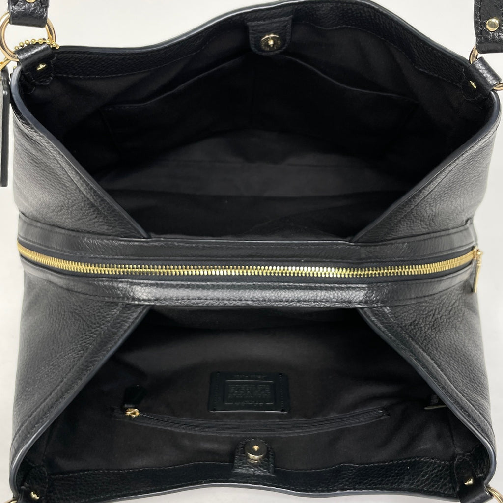 コーチ クリスティ ショルダーバッグ ハンドバッグ ロゴ ショルダーバッグ レザー ブラック C6231 レディース 【中古】brbag