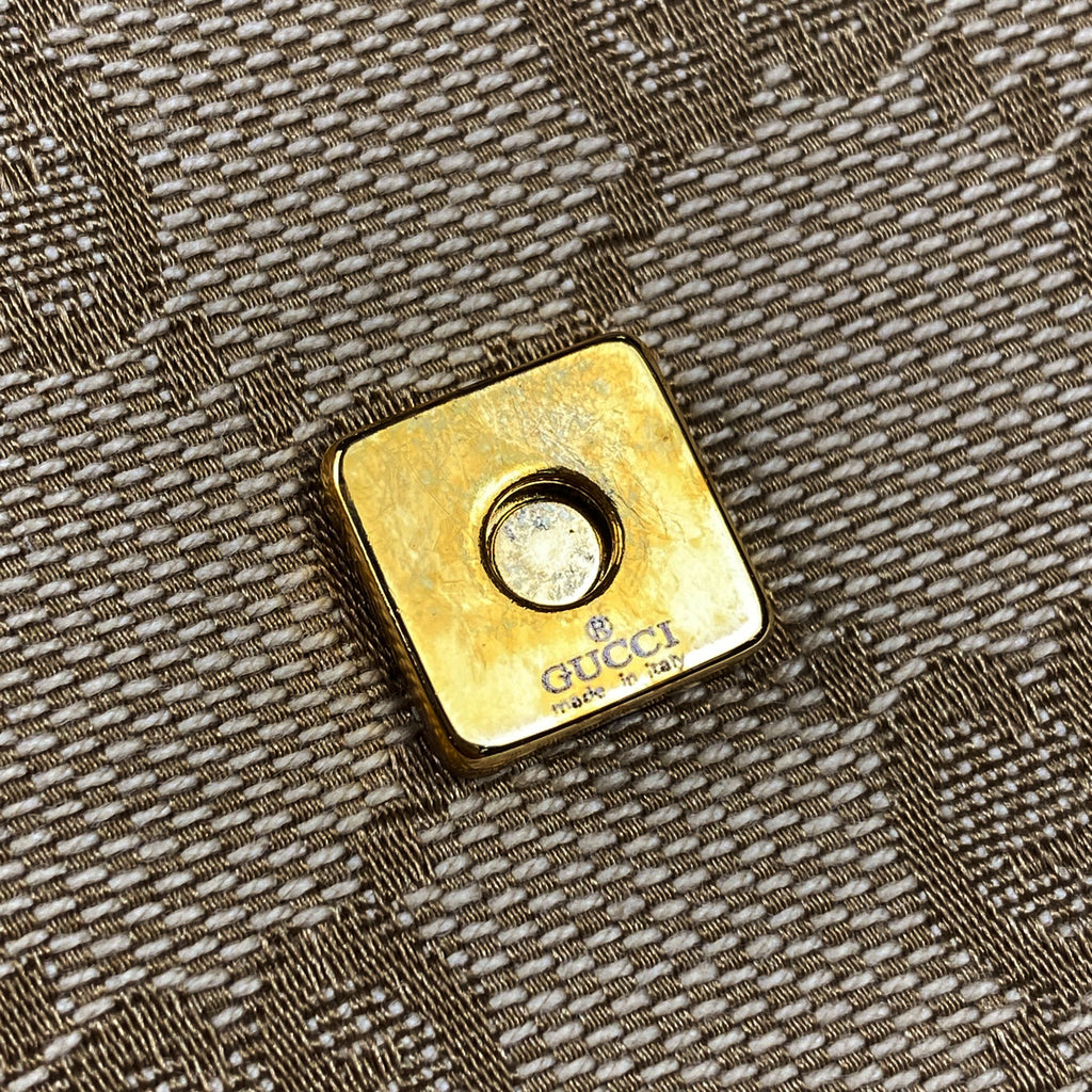 グッチ GG柄 ショルダーバッグ バンブー 2WAY クラッチバッグ ショルダーバッグ GGキャンバス ベージュ ボルドー 117594 レディース 【中古】brbag