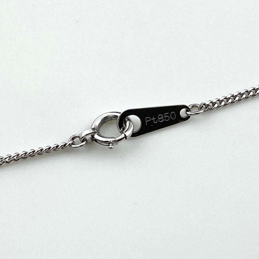 ダイヤモンド デザインネックレス プラチナ ペンダント ネックレス Pt900 Pt850 ダイヤモンド レディース 【中古】nbjwl