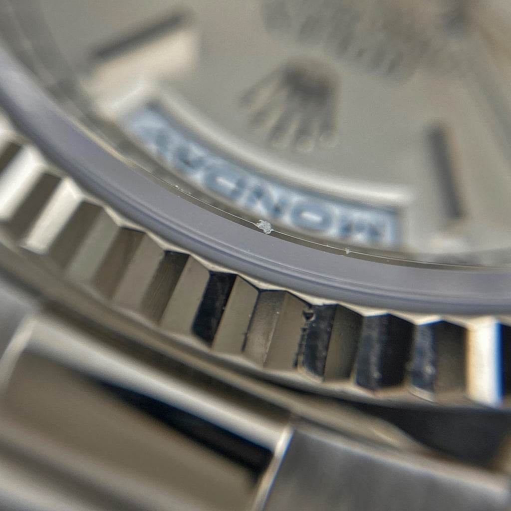 ロレックス デイデイト 18239 腕時計 WG 自動巻き シルバー メンズ 【中古】 
 ラッピング可