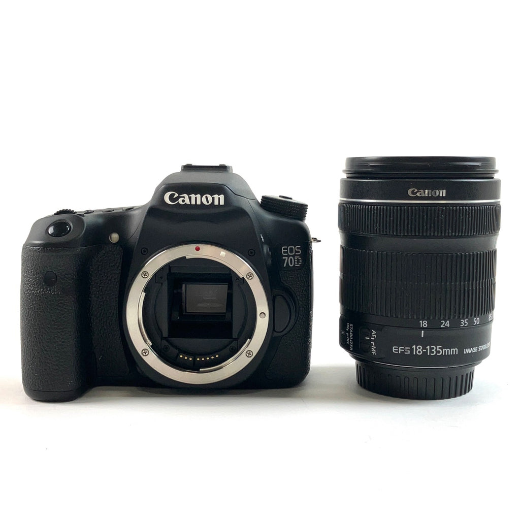 キヤノン Canon EOS 70D EF-S 18-135 IS STM レンズキット［ジャンク品］ デジタル 一眼レフカメラ 【中古】