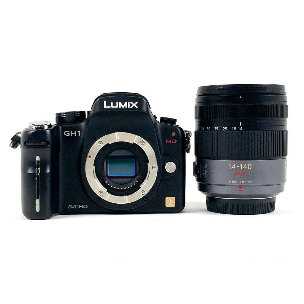 パナソニック Panasonic LUMIX DMC-GH1Kレンズキット ブラック デジタル ミラーレス 一眼カメラ 【中古】