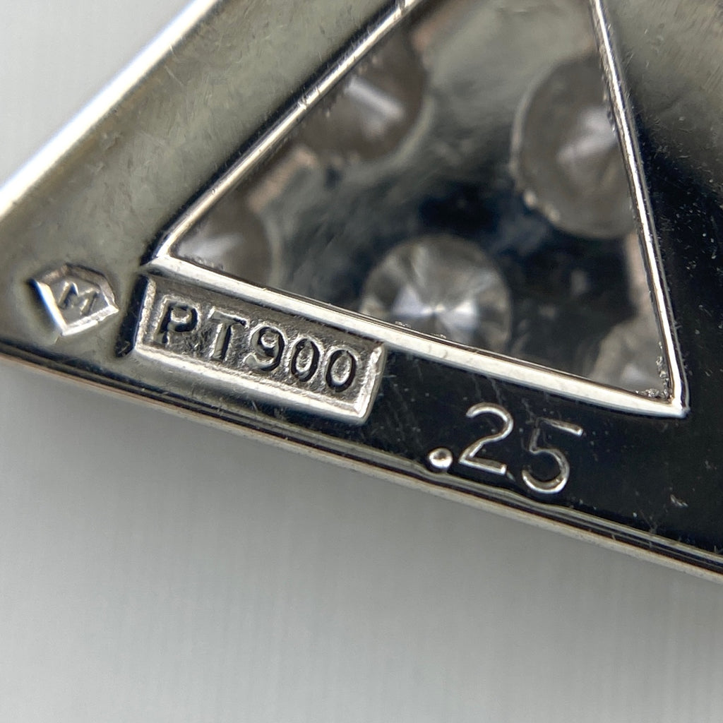 メレダイヤ デザインネックレス プラチナ ペンダント ネックレス Pt900 ダイヤモンド レディース 【中古】 
 ラッピング可