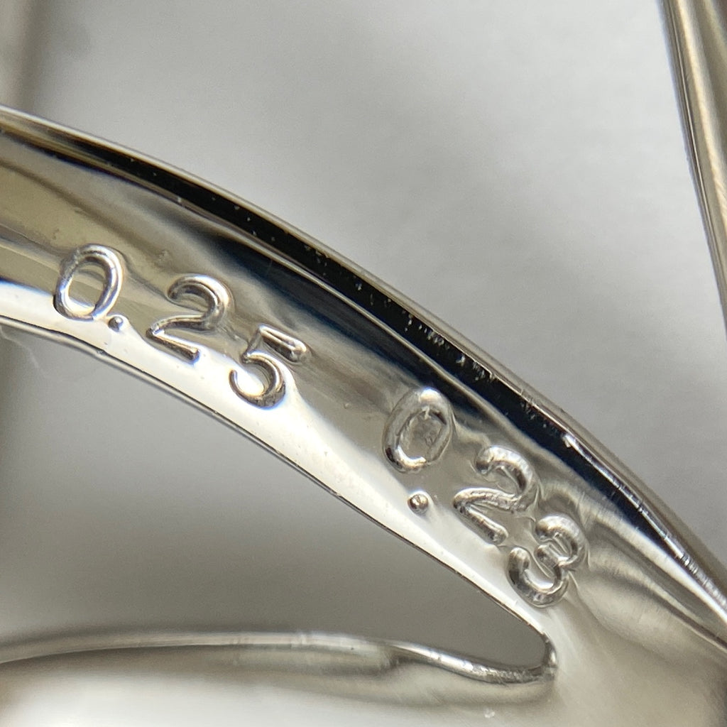 メレダイヤ デザインリング プラチナ 指輪 リング 17号 Pt900 ダイヤモンド メンズ 【中古】 
 ラッピング可