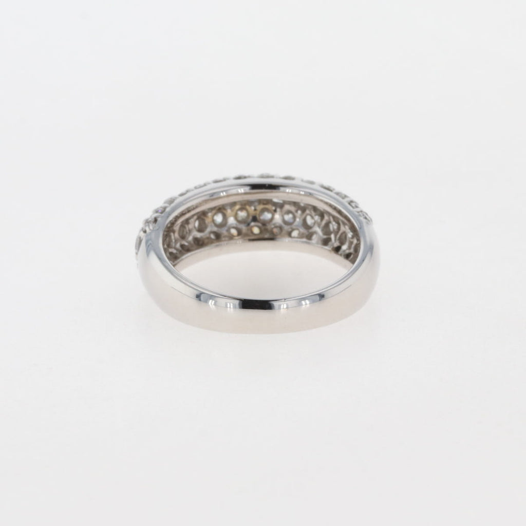バイセル公式】メレダイヤ デザインリング WG ホワイトゴールド 指輪 