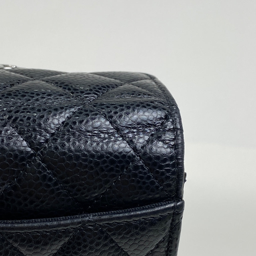 シャネル ココマーク カードケース カード入れ コインケース カードケース キャビアスキン ブラック レディース 【中古】brbag