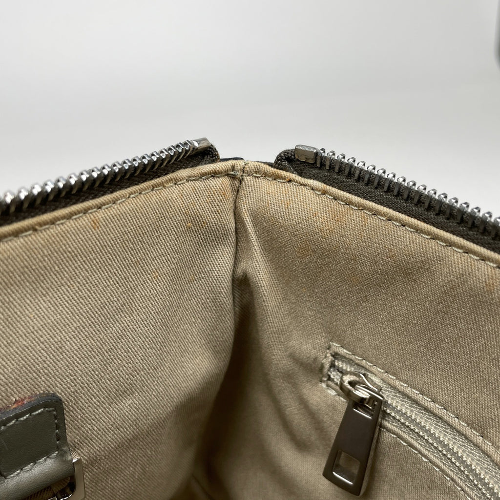 バリー ロゴ ショルダーバッグ カーキ ショルダーバッグ レザー グリーン レディース 【中古】brbag