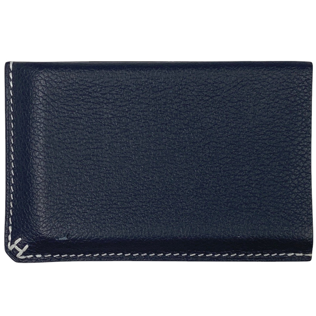 【最終値引き】 エルメス Hセリエ カードケース エバーカラー ブルーニュイ レディース 【中古】 brbag