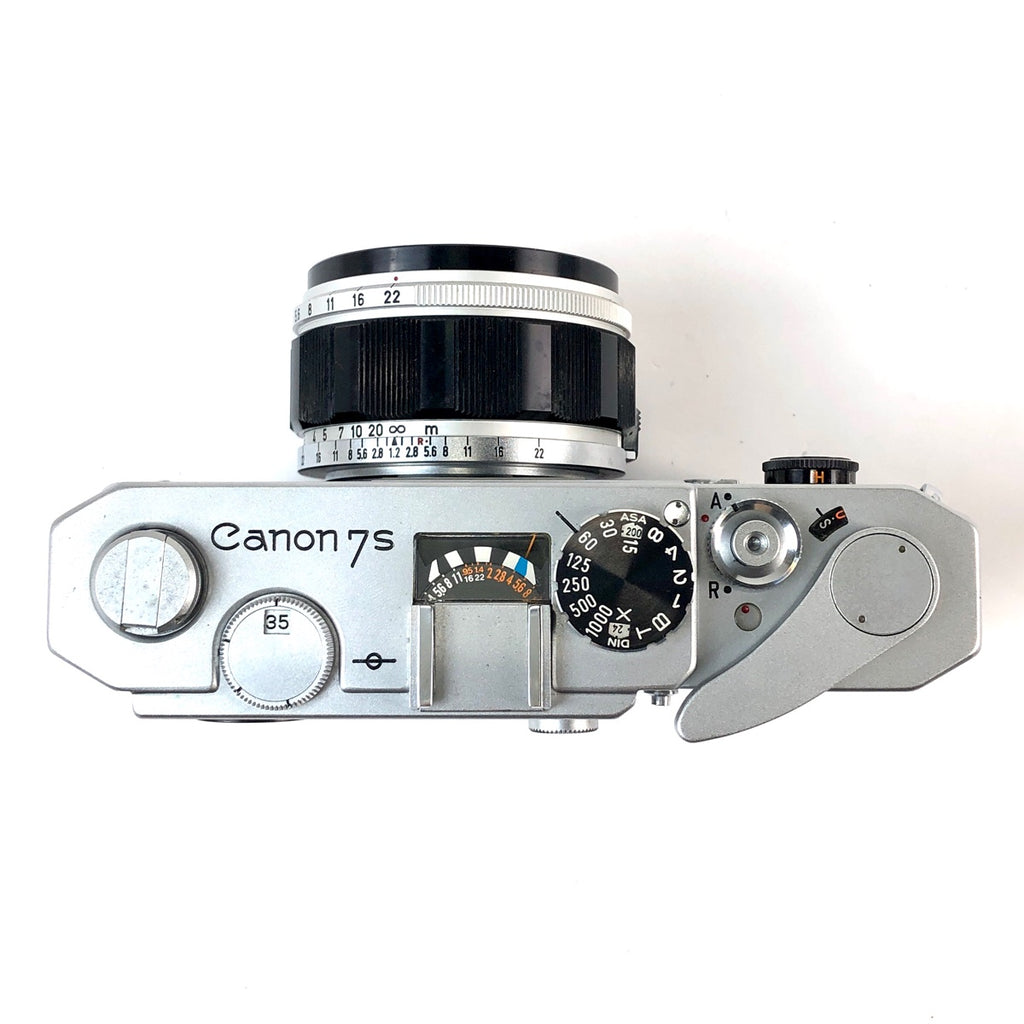 キヤノン Canon 7s + 50mm F1.2 Lマウント L39 フィルム レンジファインダーカメラ 【中古】